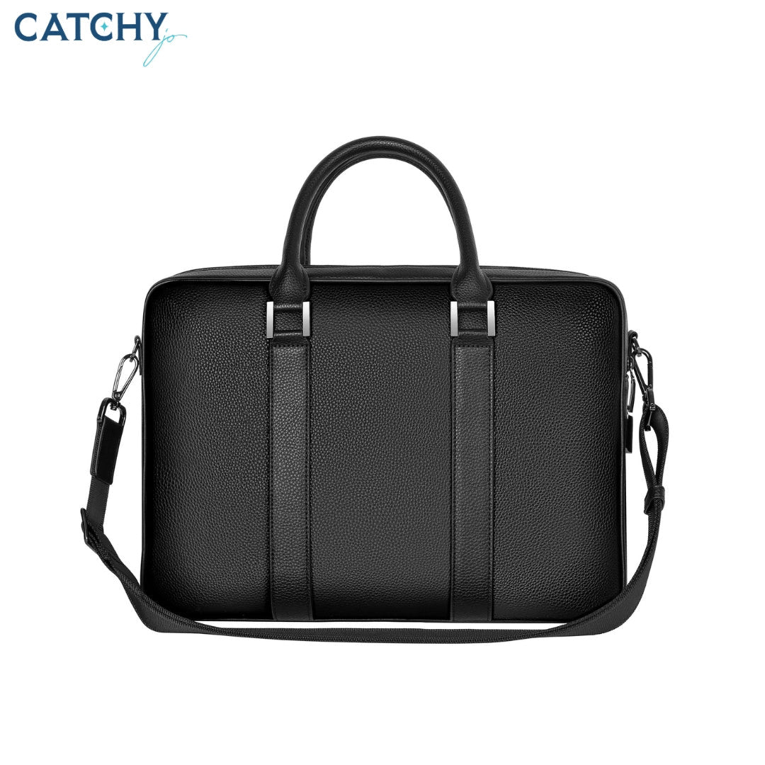 WiWU Leather Shoulder Fingerprint Laptop Bag (16inch)