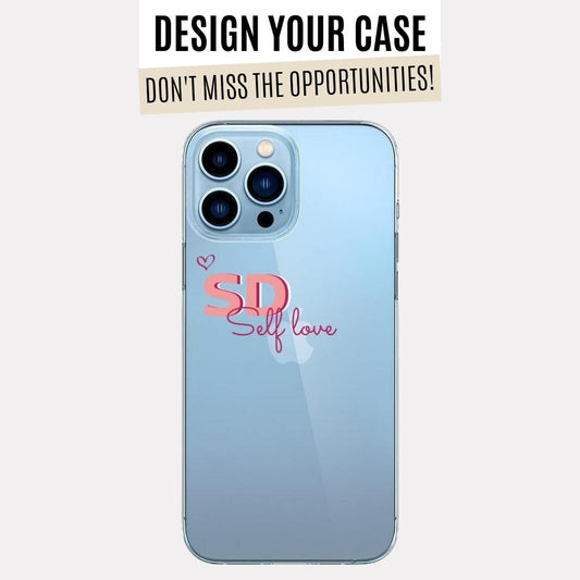 Clear SD Self Love Case With Name (Design)
