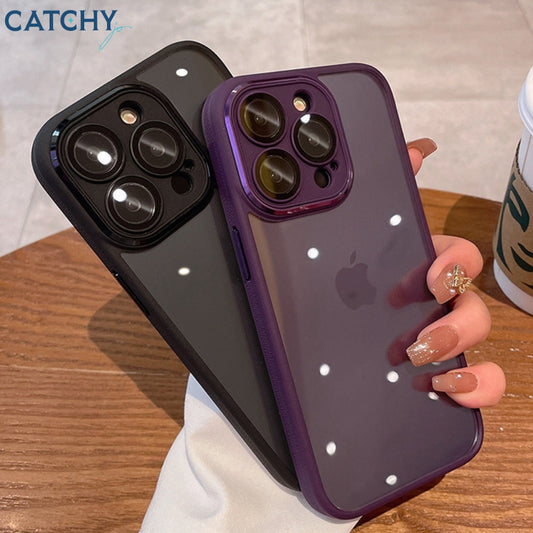 iPhone Candy Clear Case With Camera Protector