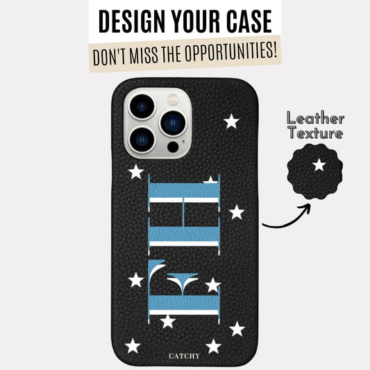 iPhone Leather FH Stars Case (Design)